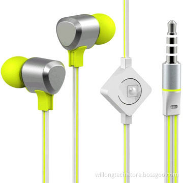 Microphone Earphone with Double Color, Wired, for Fashionable People